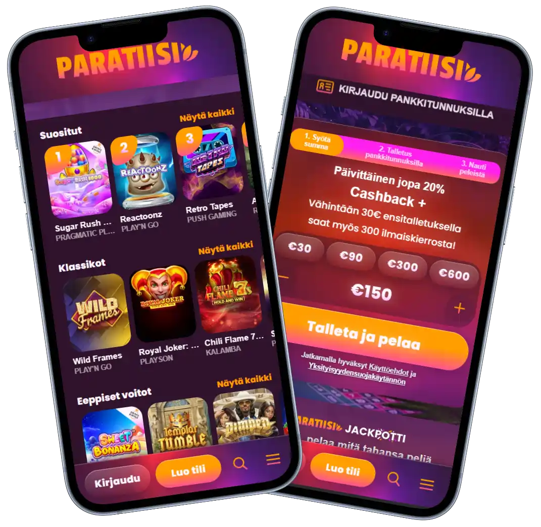 paratiisi casino mobile