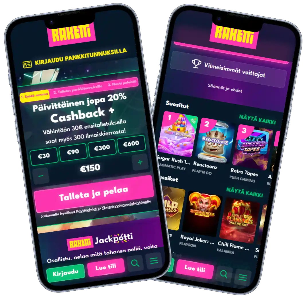 raketti casino mobile